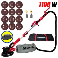 RANKOR - Lijadora Industrial Pared Techo Drywall Paneles Yeso 9″ RDS110001 1100W