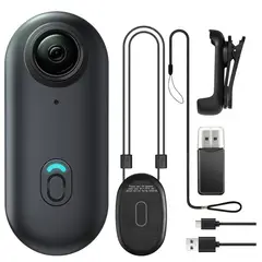GENERICO - Mini Cámara Corporal Discreta Grabación Oculta Full Kit Clip Black