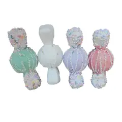 GENERICO - Adornos De Árbol De Navidad Decoraciones Navideñas Redondo 4 UND