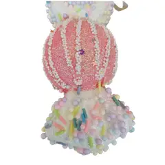 GENERICO - Adornos De Árbol De Navidad Decoraciones Navideñas Redondo 1 UND