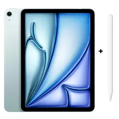 SNAPPLE - Ipad Air 7ma generación 11" wi-fi 128GB M3 2025 Azul + Pencil Premium / Ipad Air 7 M3 11"