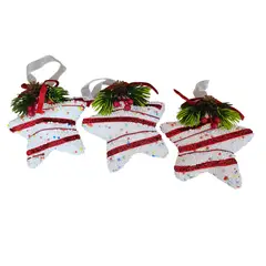 GENERICO - Decoración De Árbol En Forma De Estrella X 3 UND