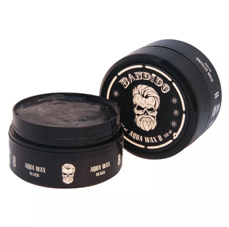 Cera para Cabello Bandido Negro Aqua Wax 8
