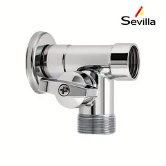 GENERICO - Válvula Angular para Conectar Caño y Manguera Lavadora Sevilla