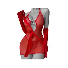 GENERICO - MALLA LENCERIA CORPORAL CATSUIT VESTIDO