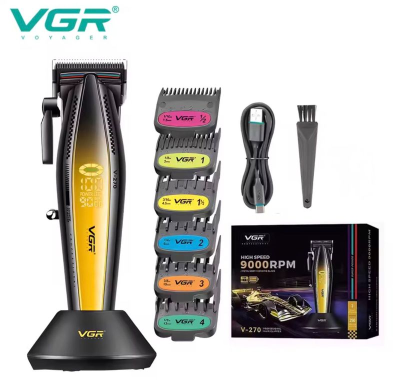 Maquina de Cortar cabello profesional VGR 270 de 9000 RPM
