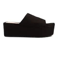 NEBULA - Sandalia Prato - Negro Gamuza