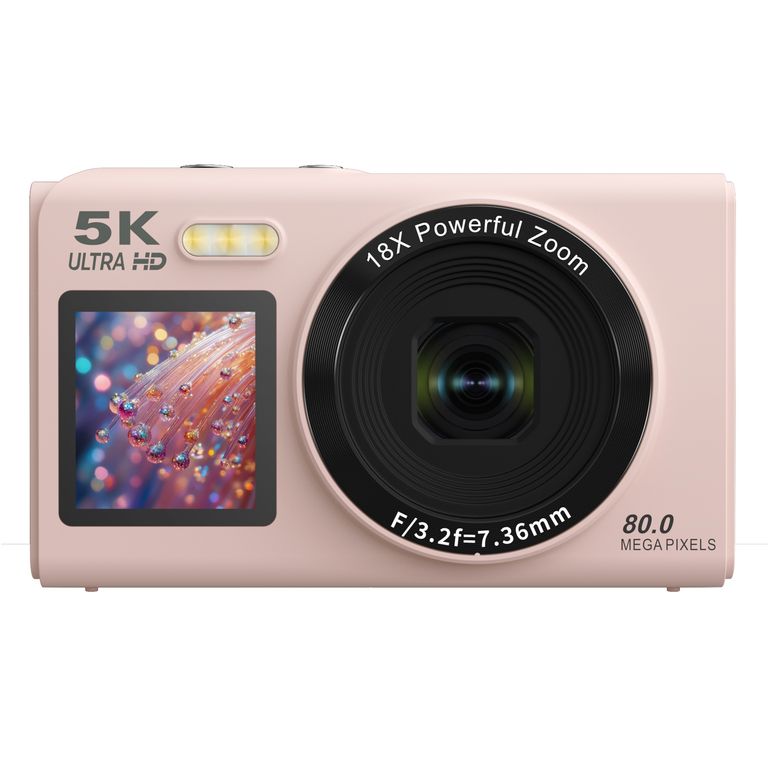 Cámara 5K 80MP WiFi Doble Pantalla Zoom 18X Envío Gratis