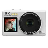 RENVMEXY - Cámara 5K 80MP WiFi Doble Pantalla Zoom 18X Envío Gratis