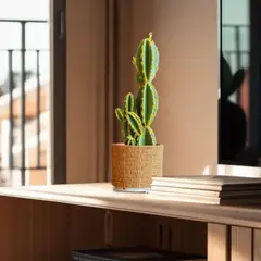 LAR DANIELSEN - Macetero con textura tejida - Vimini