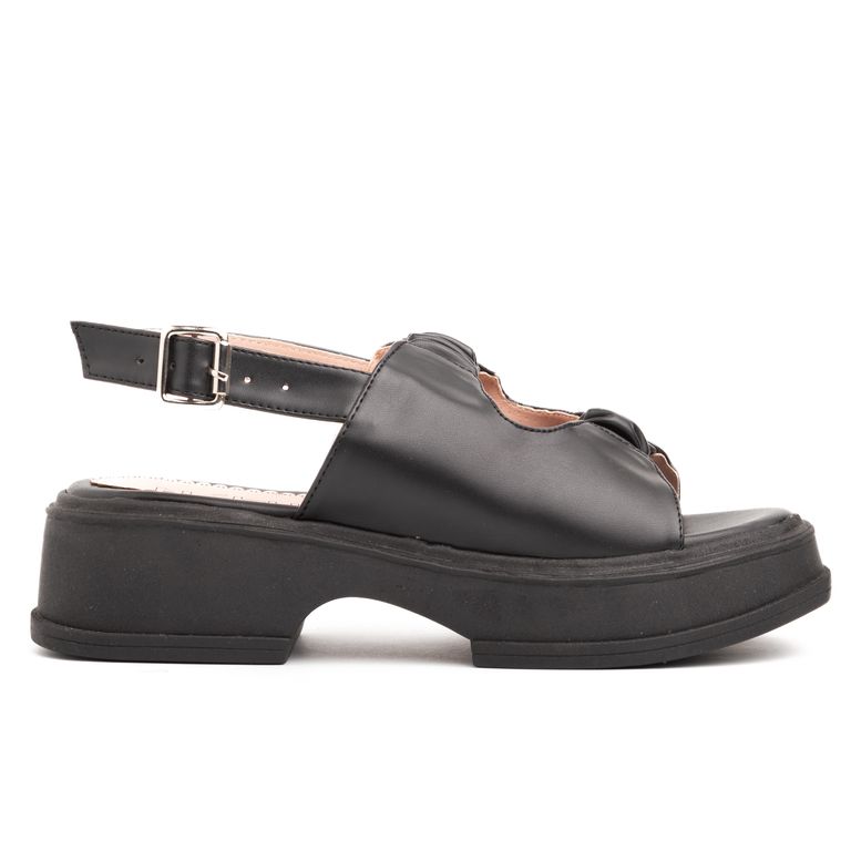 Sandalias Casuales Mujer Brakzon - Negro