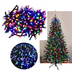 GENERICO - Luces De Navidad 300 LEDs Lineal En tira 22m Musical Multicolor Decoración Navideña, Fiestas