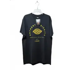 DICKIES - POLO GRÁFICO MANGA CORTA HOMBRE-BLACK