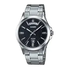 CASIO - RELOJ MTP-1381GD-7AVDF ORIGINAL NEGRO SKU CAS-105