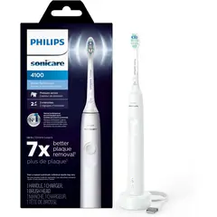 PHILIPS - Sonicare Cepillo de dientes Eléctrico recargable 4100 - Blanco