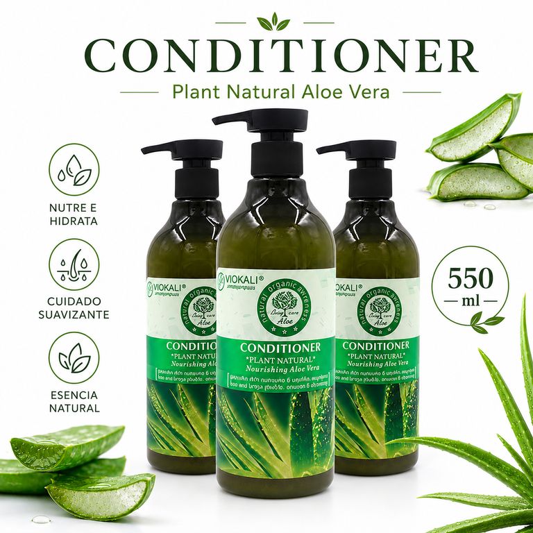 PACK 3 ACONDICIONADOR ALOE VERA 550ML