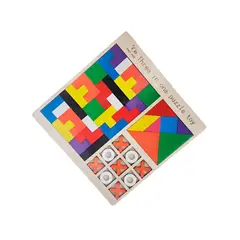 GENERICO - Juego De Mesa 3 En 1 Tagram Triqui Aprendizaje Didactico