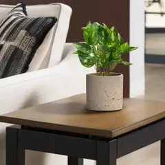 LAR DANIELSEN - Macetero crema con textura porosa - Cusco