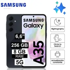 SAMSUNG - CELULAR GALAXY A35 256GB 8GB Negro