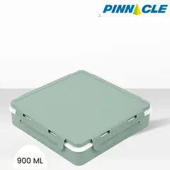 GENERICO - Taper de Plastico Cuatro Divisiones Pinnacle 900 ml Verde