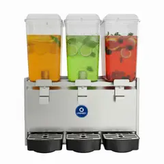 GRONDOY - Dispensador de Bebidas 3 Tolvas 54 Litros – Uso Comercial Profesional