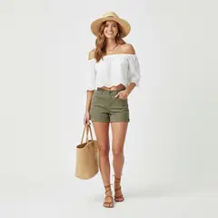 COTTON'S JEANS - SHORT BÁSICO PARA MUJER CELINA