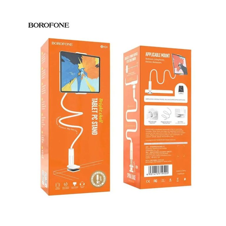 Soporte para Tablet y Celular Modelo Cuello de Cisne con Brazo Flexible BEROFONE