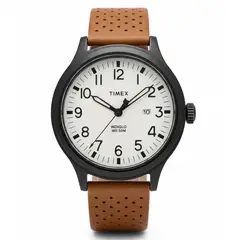 TIMEX - Reloj Hombre Express Analogico Casual Indiglo Correa Piel