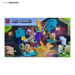 GENERICO - Set de Bloques MY WORLD Genérico Batalla de 305 Piezas