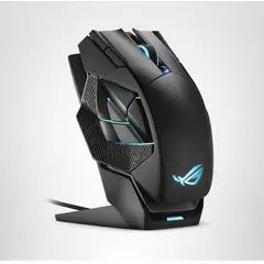 ASUS - ROG Spatha X, Mouse Gamer Inalámbrico Premium 19,000 DPI, 12 Botones, RGB Aura Sync