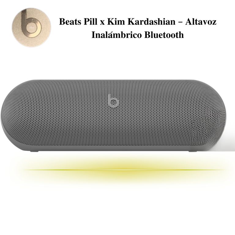 Pill x Kim Kardashian - Altavoz inalámbrico Bluetooth y cargador portátil a través de USB-C