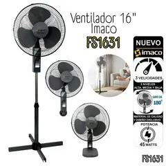 IMACO - Ventilador 3en1 45 Watts- FS1631
