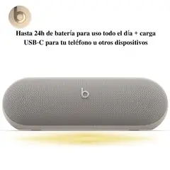 BEATS - Pill x Kim Kardashian - Altavoz inalámbrico Bluetooth y cargador portátil a través de USB-C