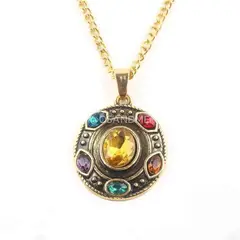 GENERICO - Colgante piedra infinita dorado vengador