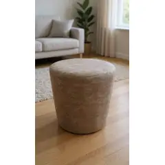 GENERICO - PUFF REDONDO COLOR CAMEL
