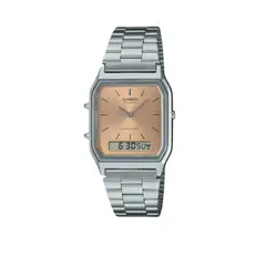 CASIO - RELOJ AQ-230A-4AMQYDF ORIGINAL DORADO SKU CAS-114