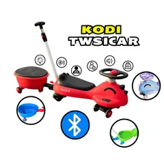 GENERICO - TWISCAR CON REMOLQUE KODICAR ROJO CON NEGRO