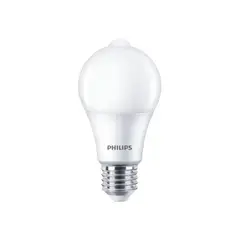 PHILIPS - Foco Led con Sensor 8W E27 Luz Fría