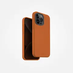 GENERICO - Case Uniq Lino Hue MagSafe para iPhone 15 Pro Max - Naranja