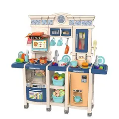 GENERICO - Casa de juguete de cocina con grifo y horno de Vapor de 1 metro 108 pzs