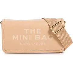 MARC JACOBS - Mini cartera cuero Café claro