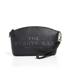 MARC JACOBS - Beauty Bag Cuero Negro