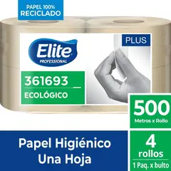 TECNICA - Papel Higiénico Elite PH Jumbo PLUS Ecologico x 500 mts