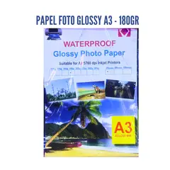 GENERICO - Papel Fotográfico A3 x 20 unidades