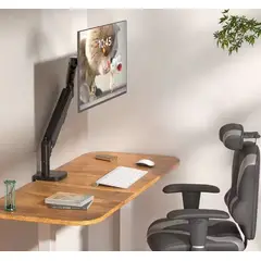 OEM - BRAZO ARTICULADO PARA MONITOR DE 13 A 32 PULGADAS, CON RESORTE DE GAS INDIVIDUAL, CARGA HASTA 10 KG