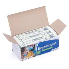 GENERICO - Baja Lengua de Madera Estéril Pediátrico CAJA 100 UND
