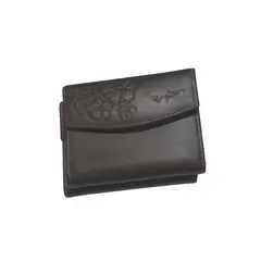 PERRY JHAN - Billetera de Cuero con diseño para mujer