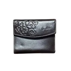 PERRY JHAN - Billetera de Cuero con diseño para mujer