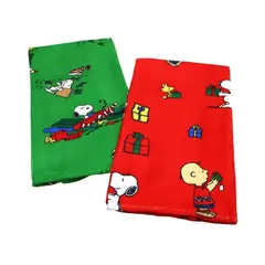 SNOOPY - Set Secadores Navidad Cocina x2 45x65cm