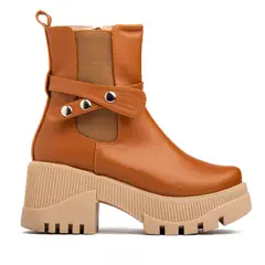 NEBULA - Botas Buttom - Nébula - Camel